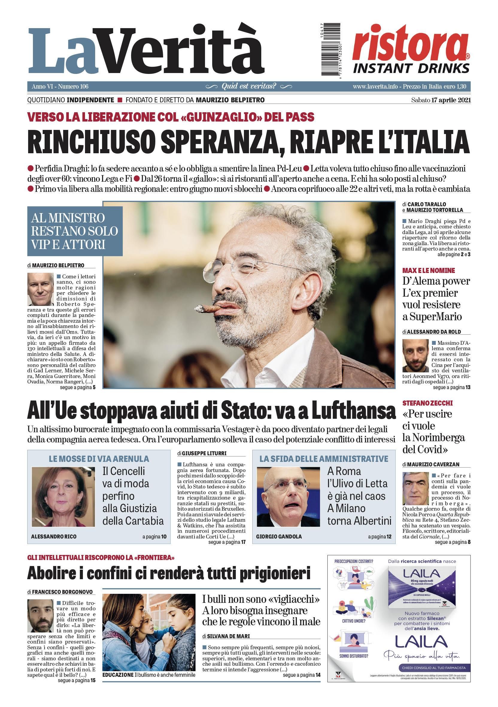 Oggi in edicola
