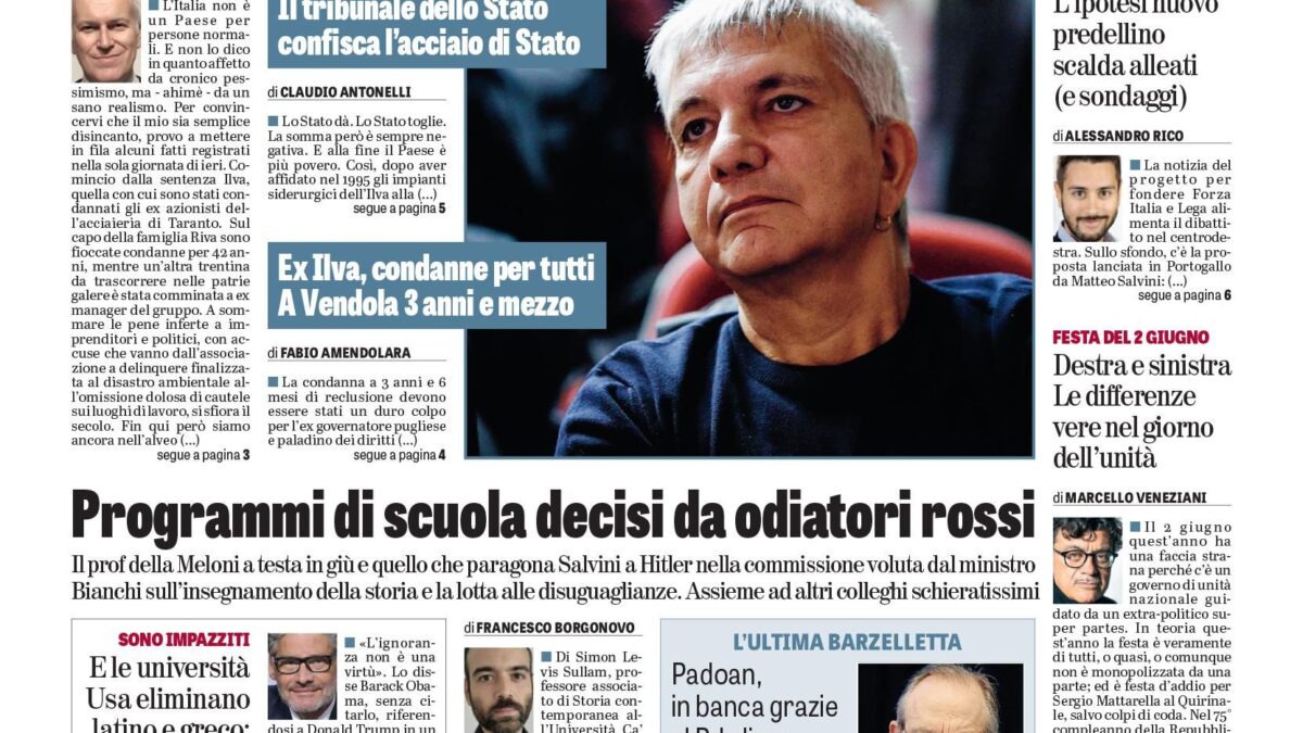 Oggi in edicola
