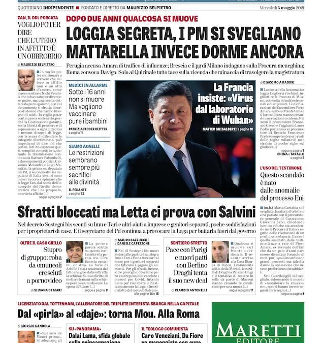 Oggi in edicola
