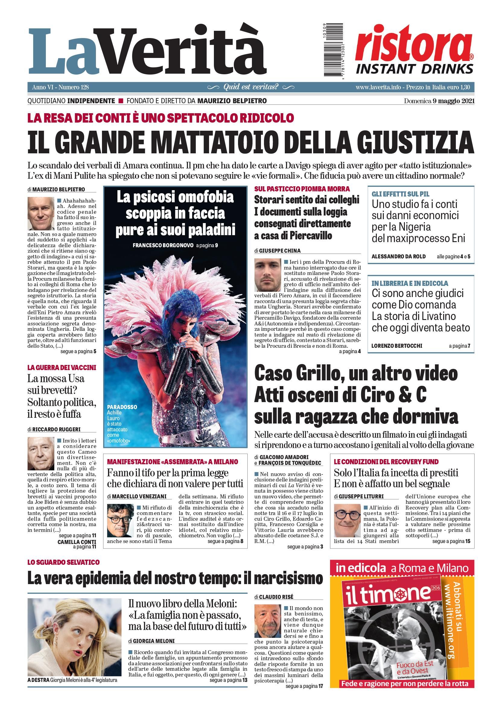 Oggi in edicola