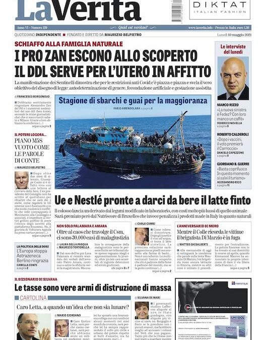 Oggi in edicola