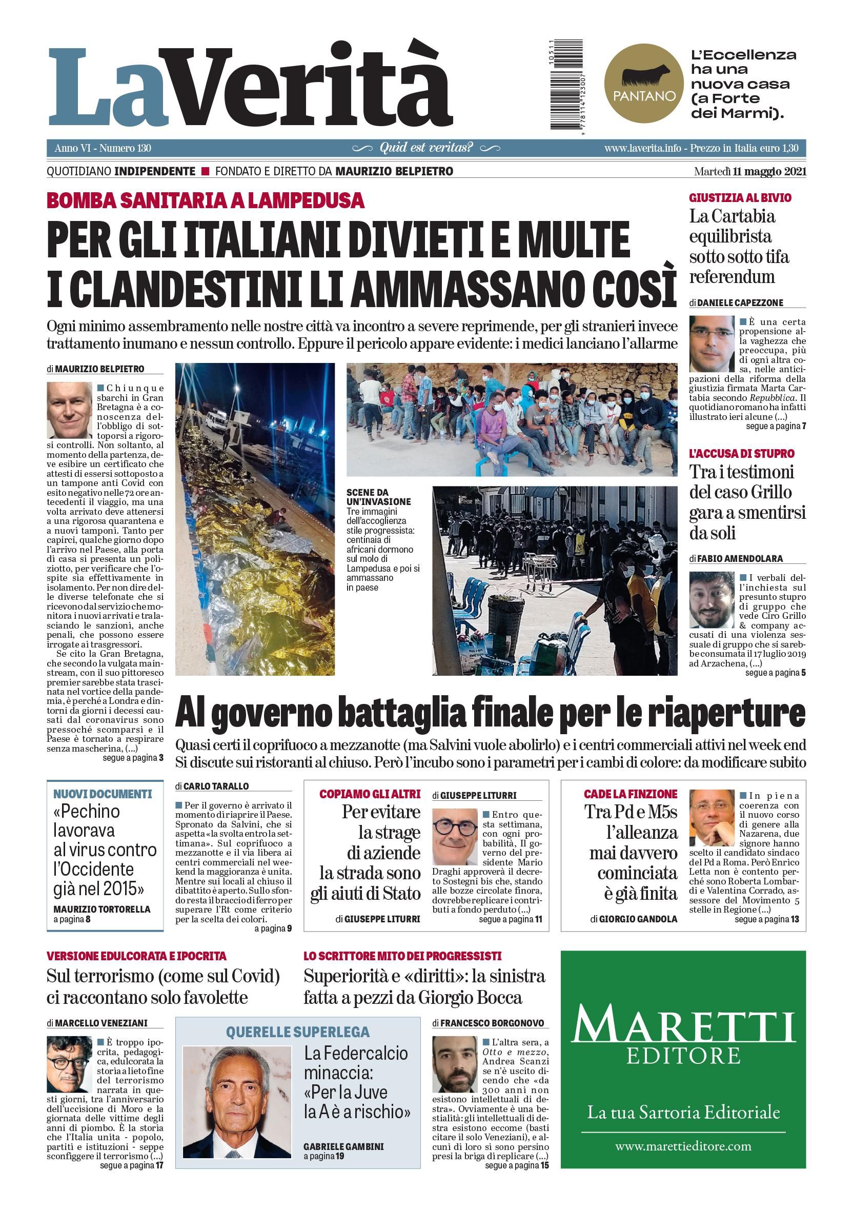 Oggi in edicola