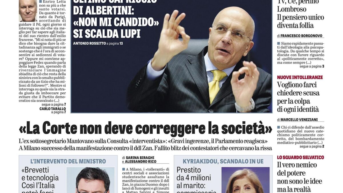 Oggi in edicola