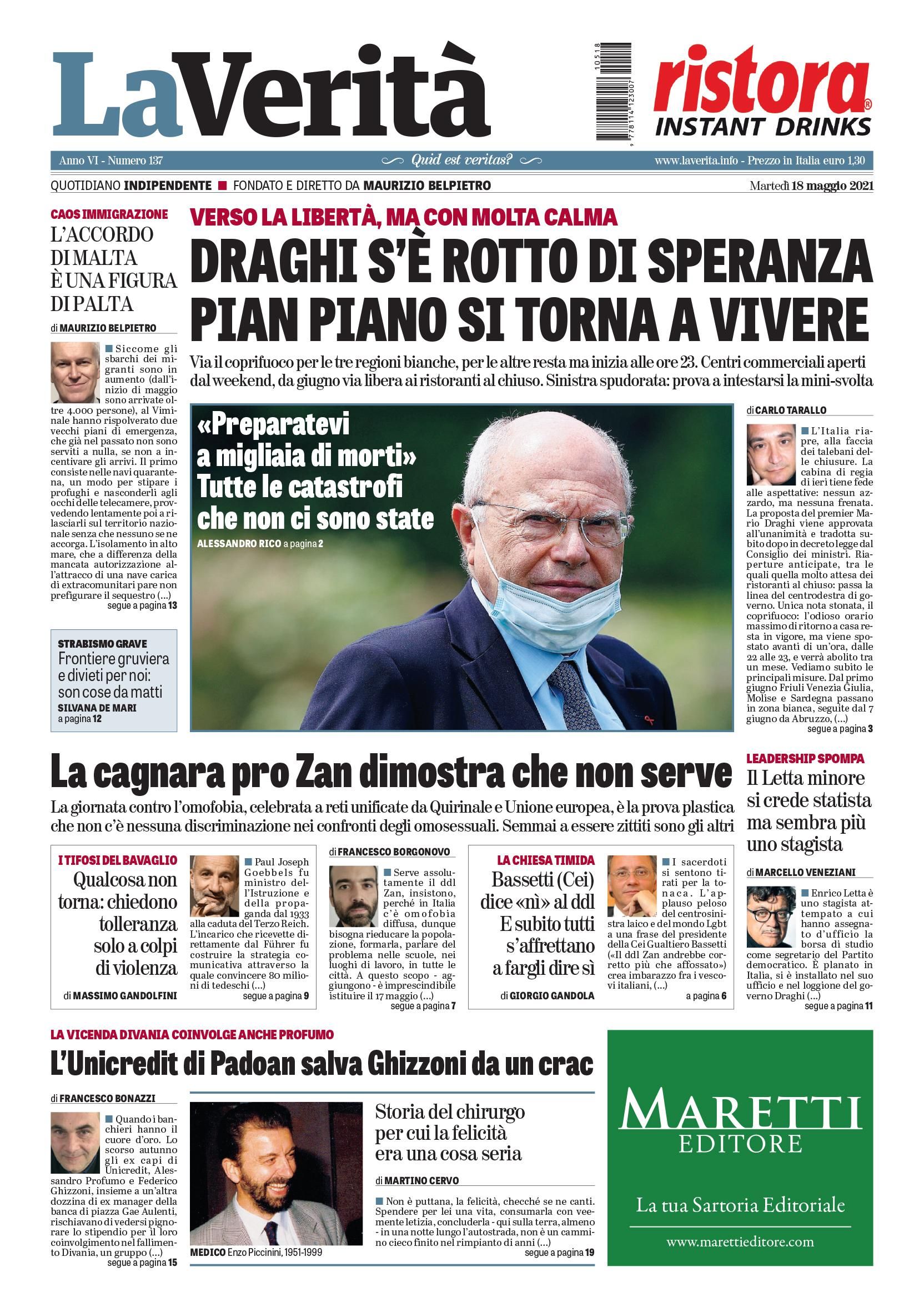 Oggi in edicola