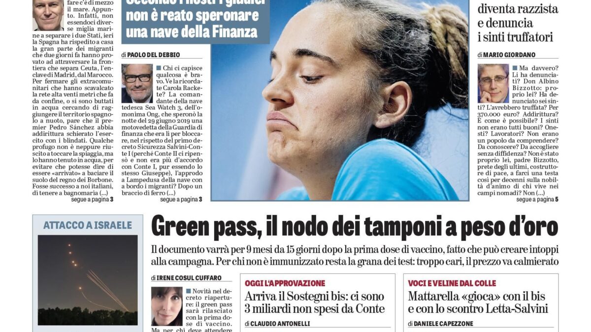 Oggi in edicola