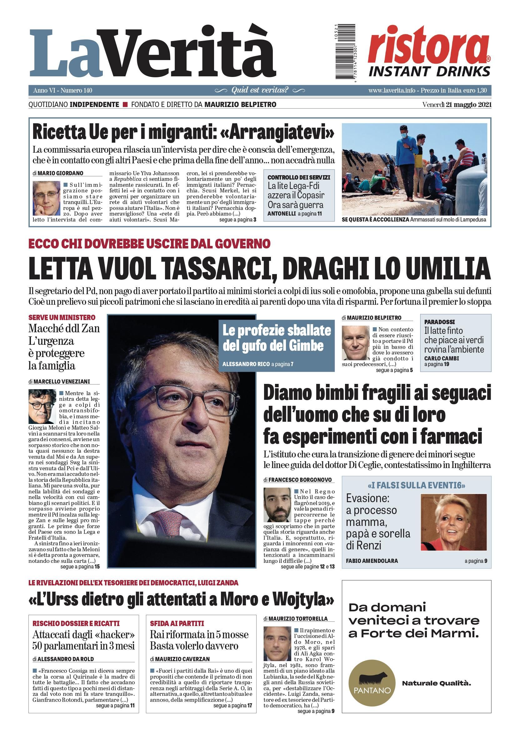 Oggi in edicola