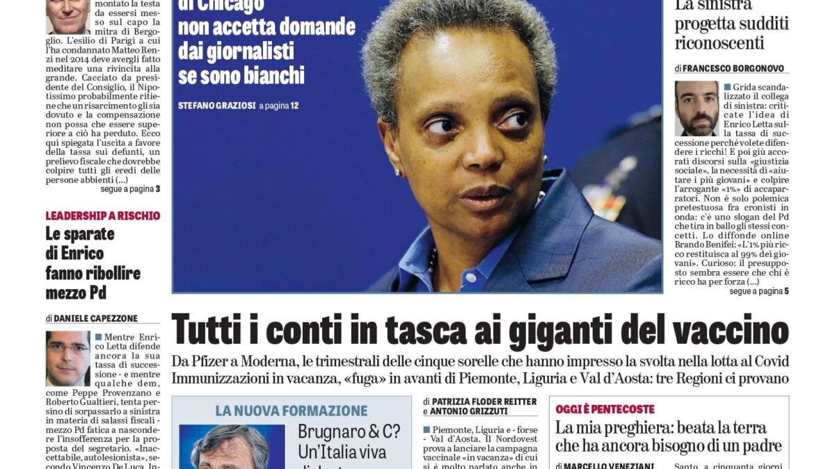 Oggi in edicola