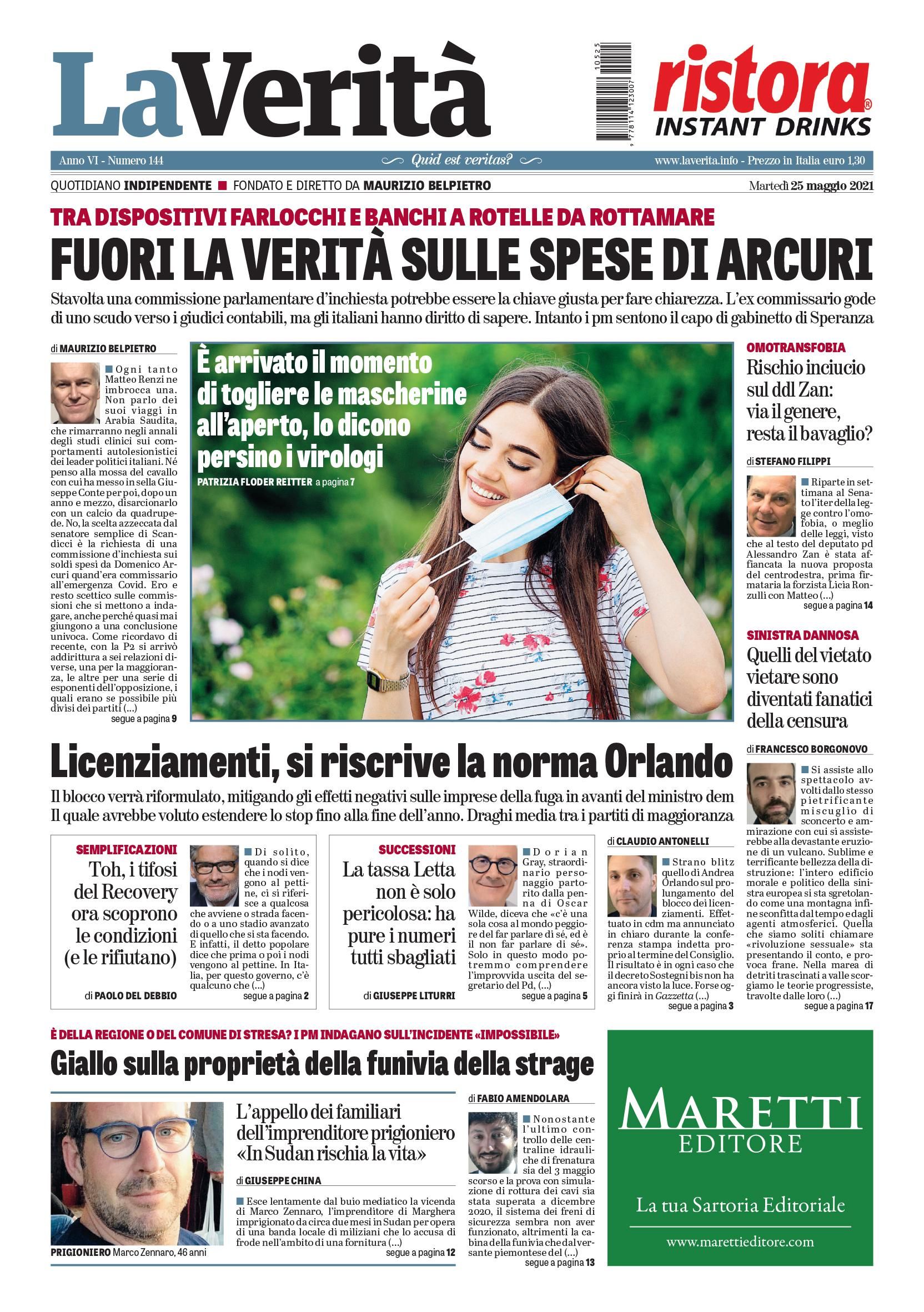 Oggi in edicola