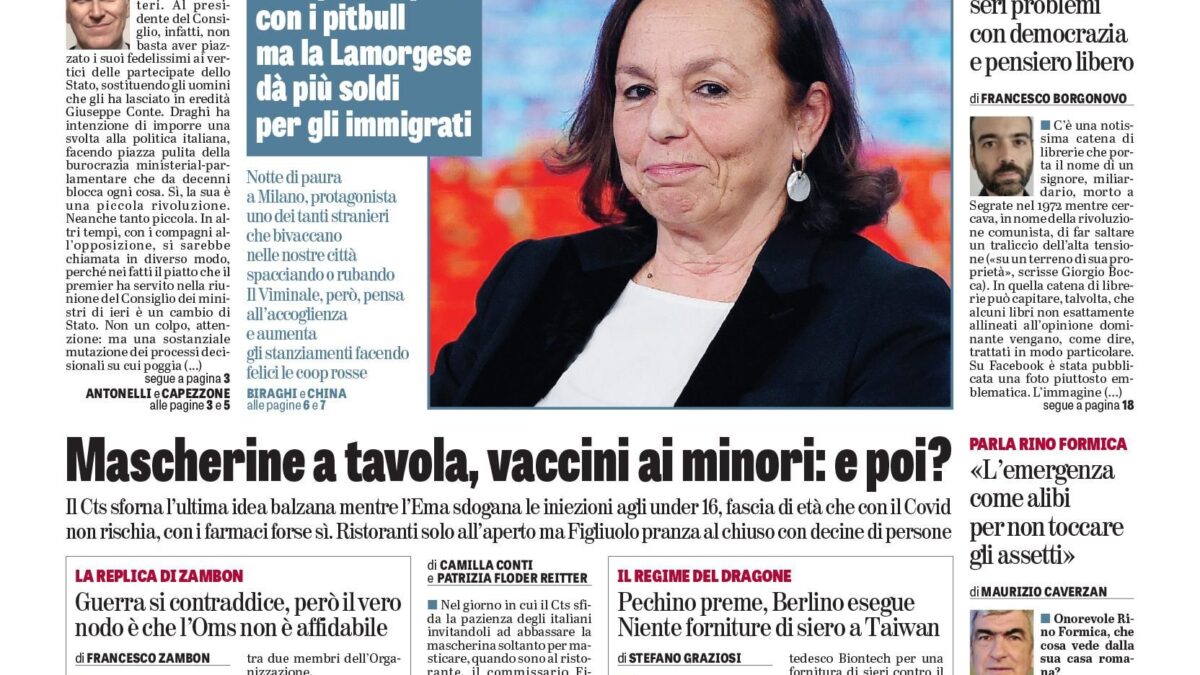 Oggi in edicola