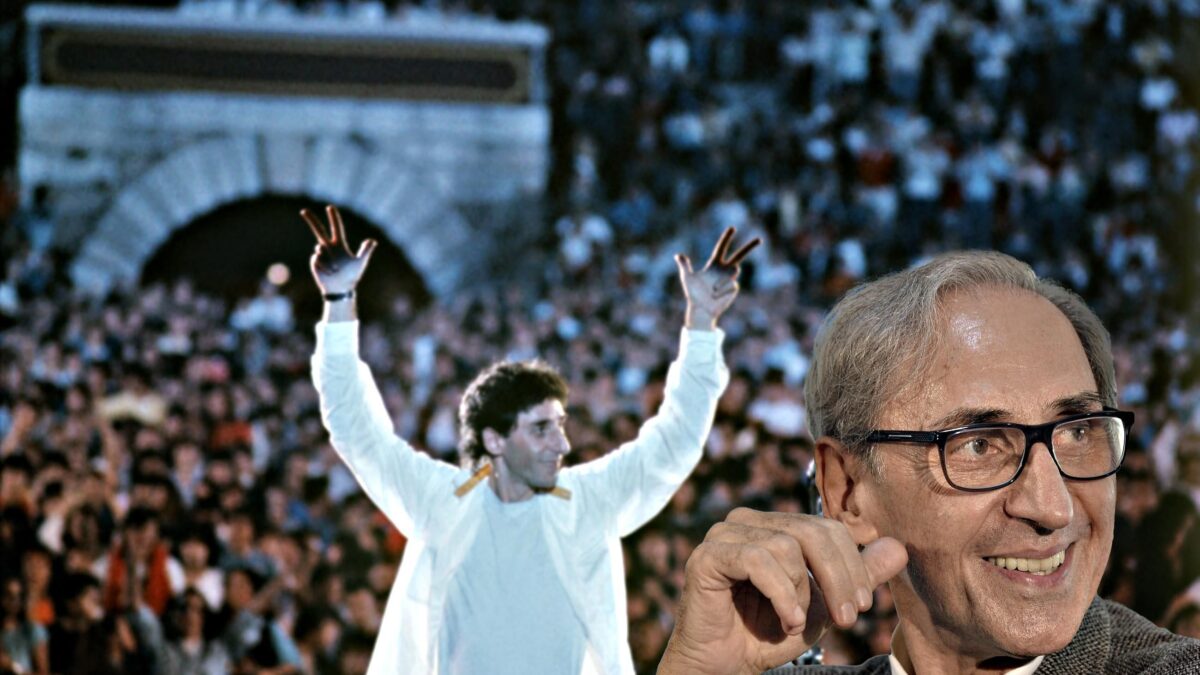 Franco Battiato, una storia iniziata con Gaber che lo accolse in pigiama