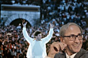 Franco Battiato, una storia iniziata con Gaber che lo accolse in pigiama