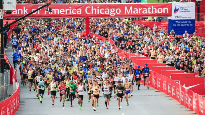 La maratona di Chicago del 2019 (Ansa)