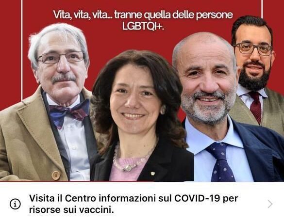 Omotransfobia, PV&F risponde a Cathy La Torre: «Discriminati e offesi dalla paladina delle discriminazioni»