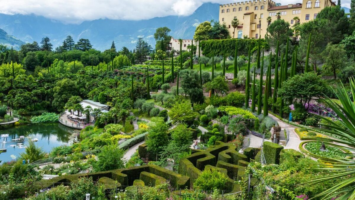 I giardini del castello della principessa Sissi