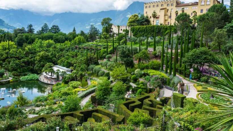 I giardini del castello della principessa Sissi