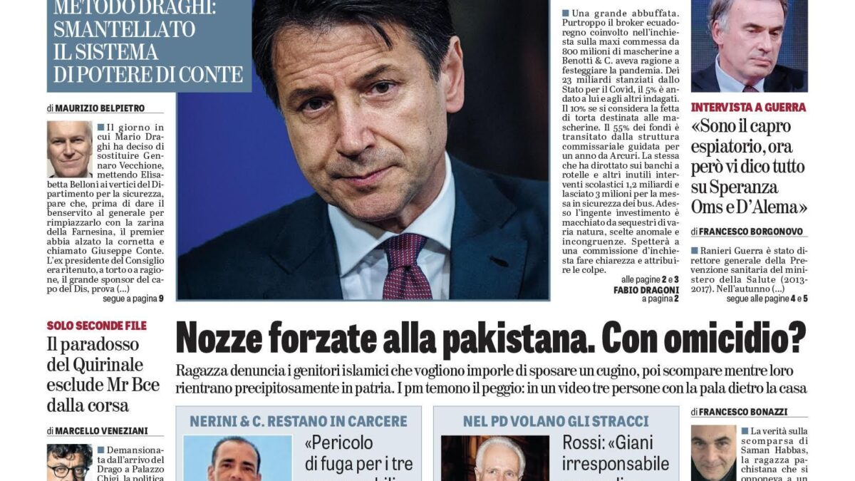 Oggi in edicola
