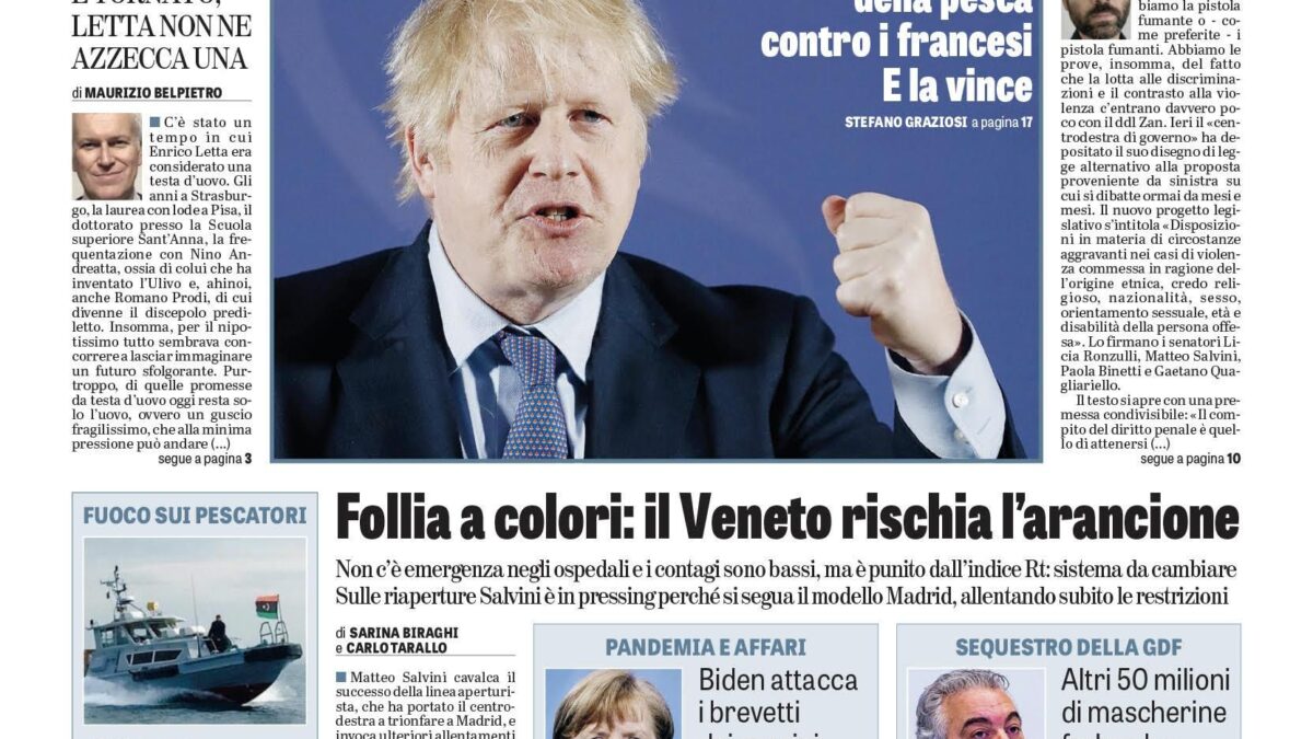 Oggi in edicola