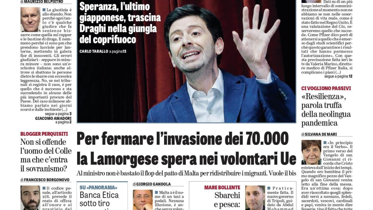 Oggi in edicola