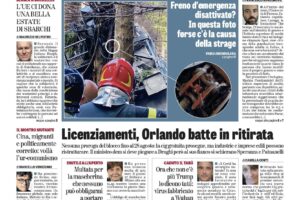 Oggi in edicola