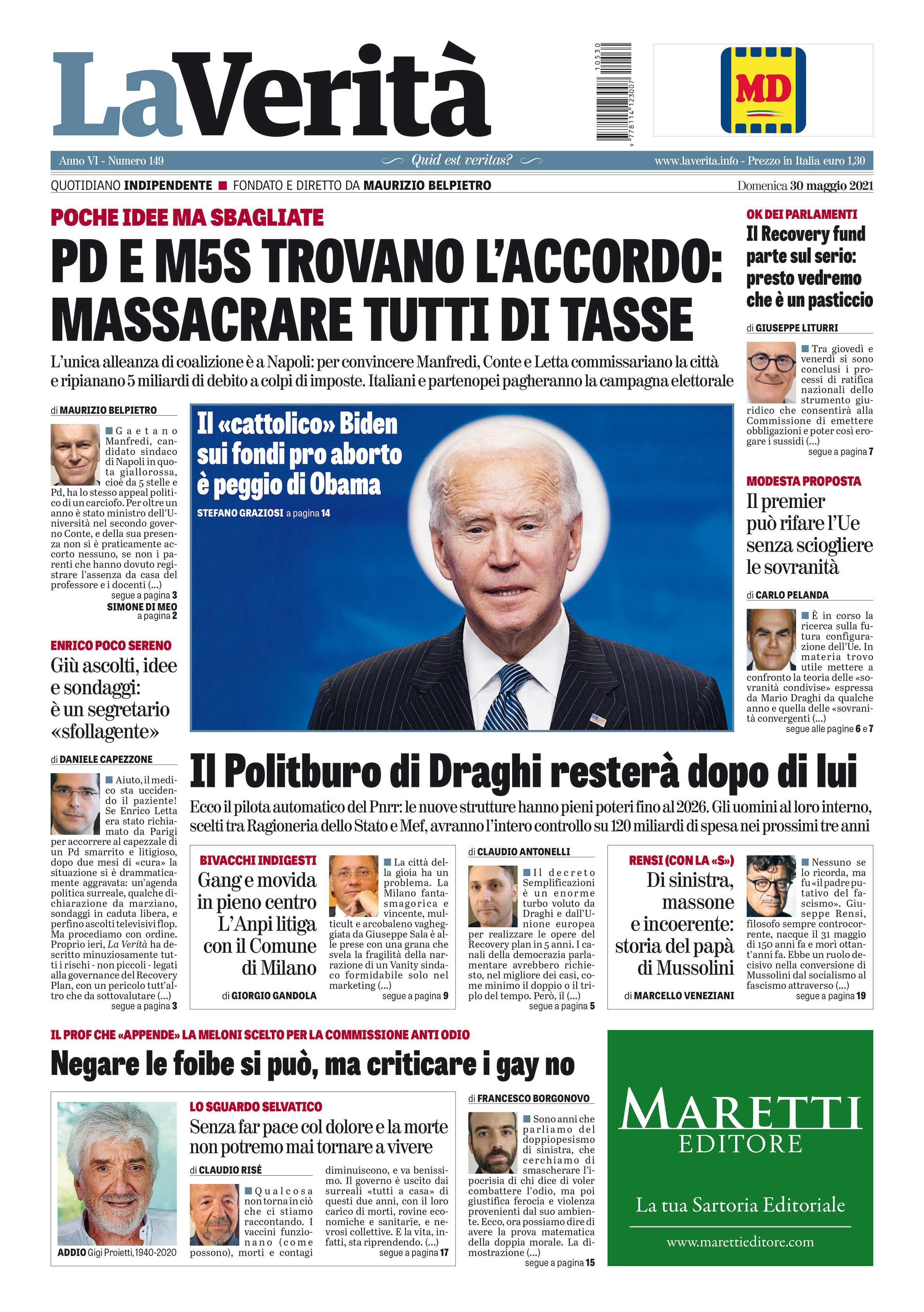 Oggi in edicola