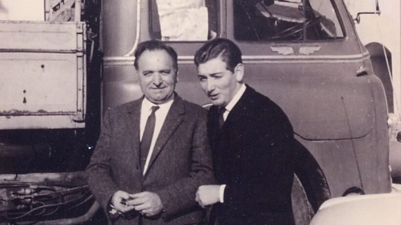 Il fondatore Antonio Zamperla con il figlio Alberto negli anni '60 (Zamperla)