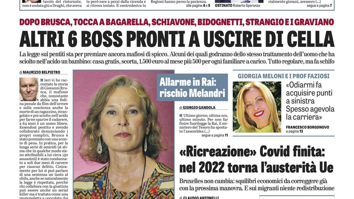 Oggi in edicola