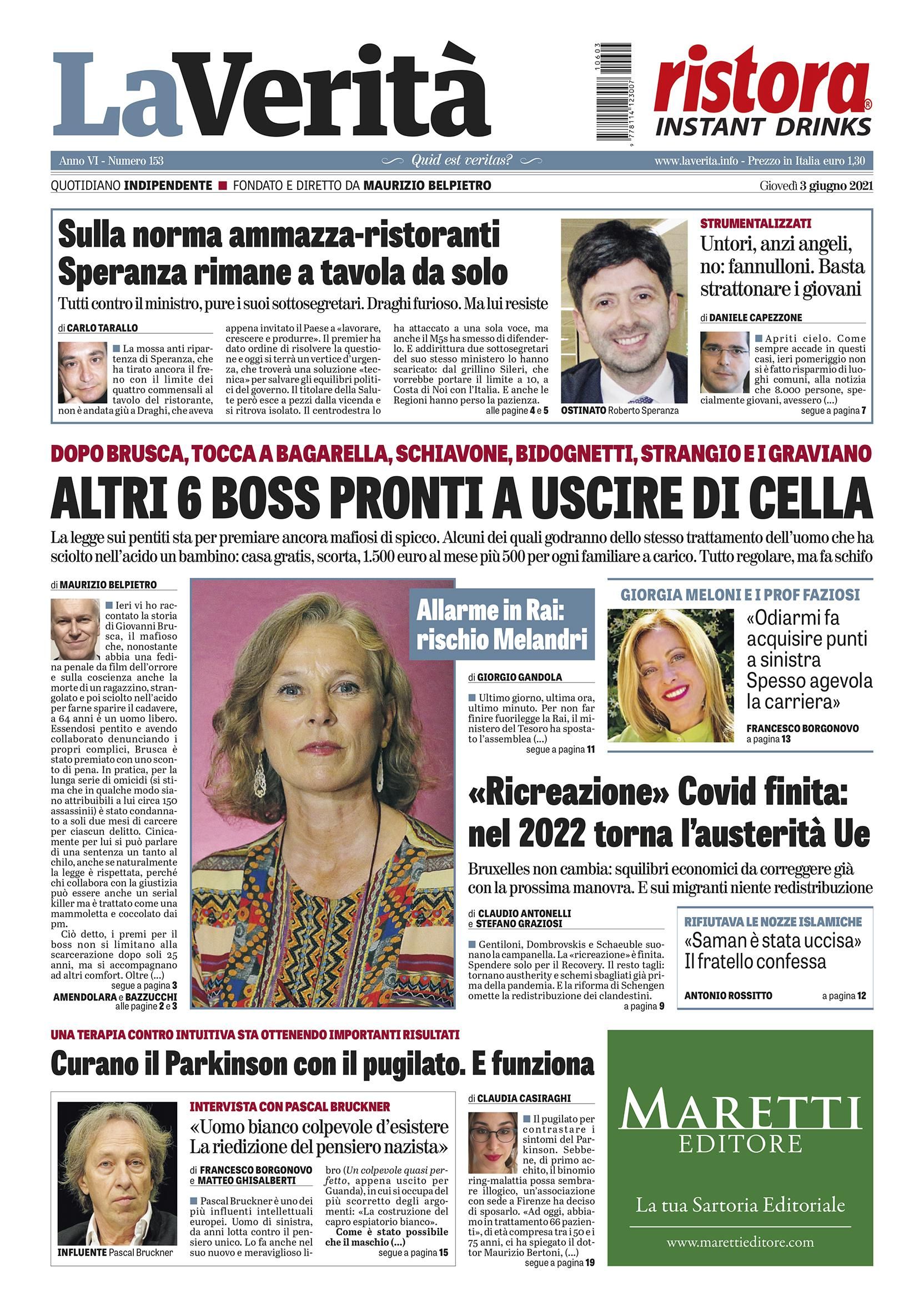 Oggi in edicola