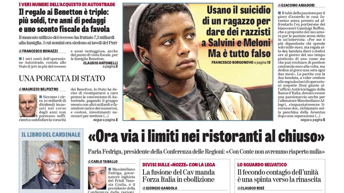 Oggi in edicola