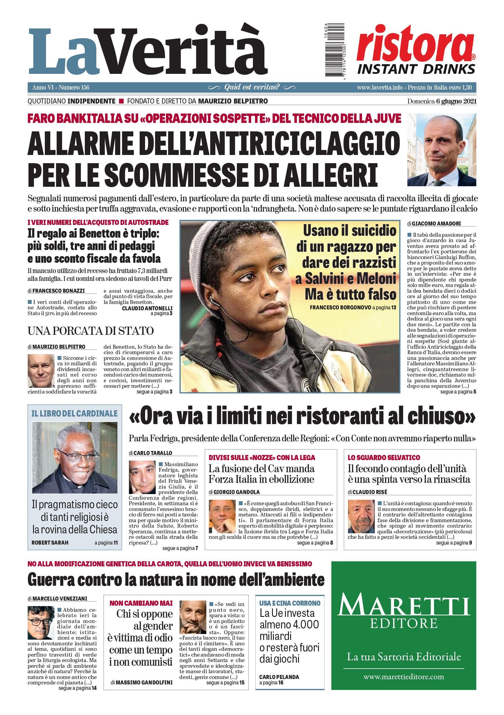 Oggi in edicola