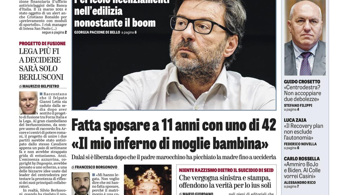 Oggi in edicola
