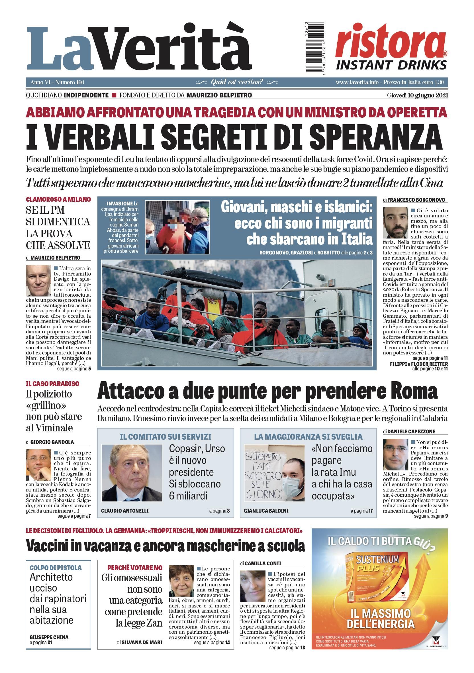 Oggi in edicola