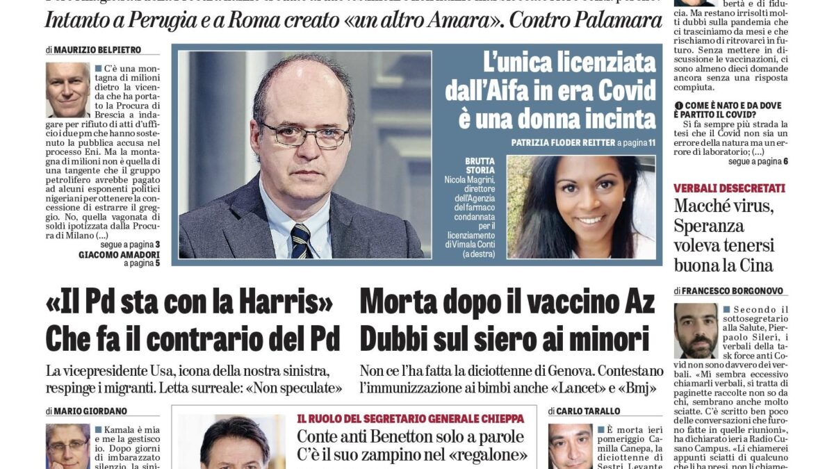 Oggi in edicola