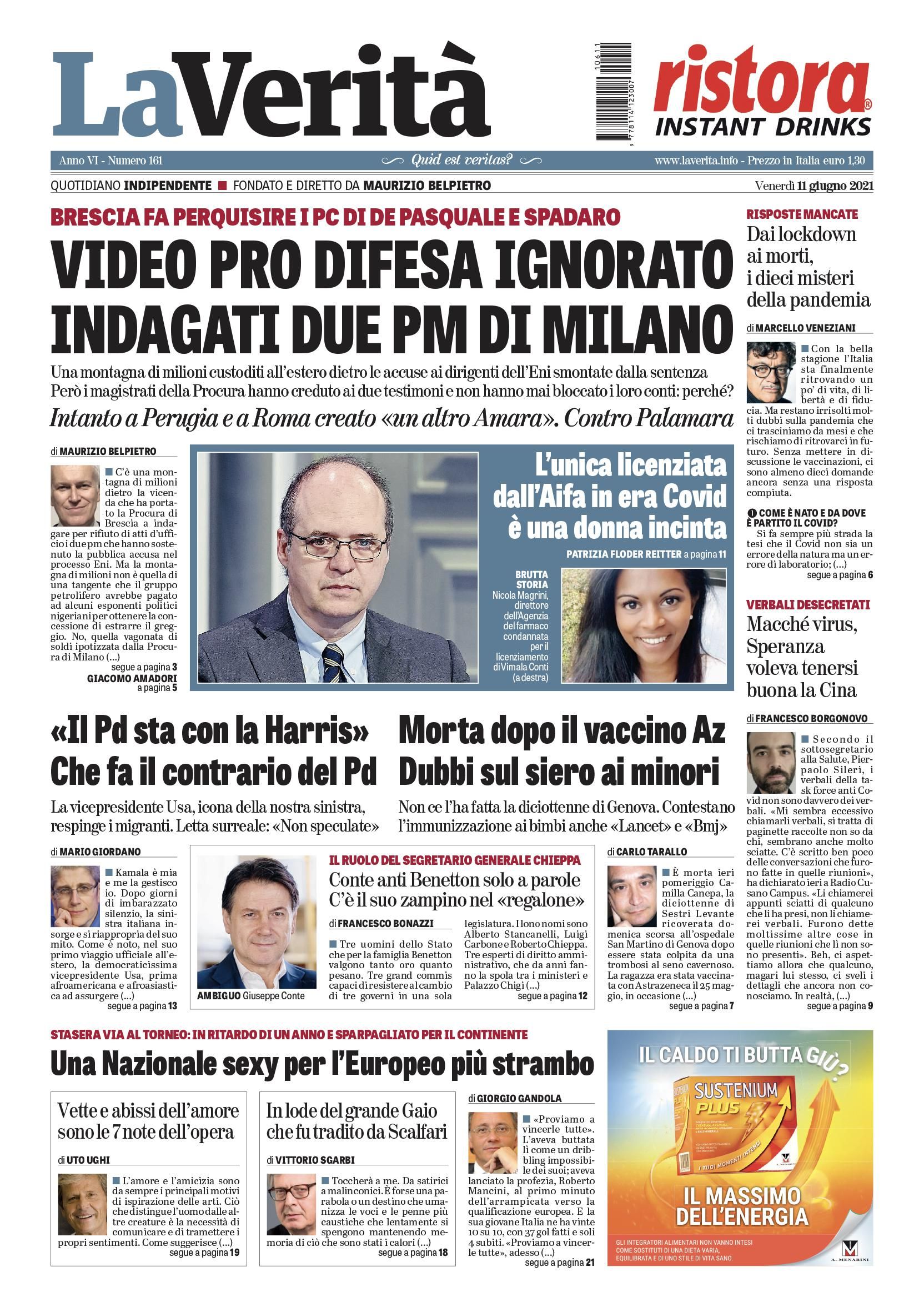 Oggi in edicola