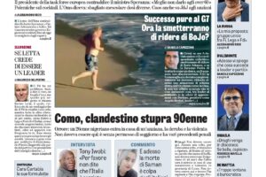 Oggi in edicola