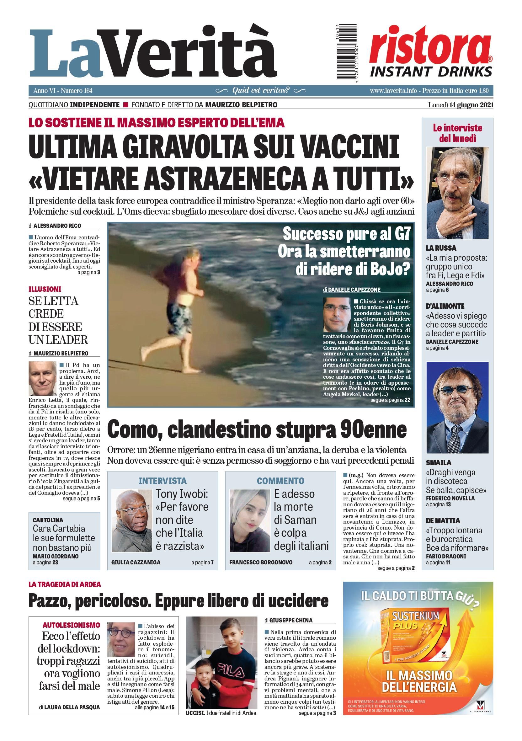 Oggi in edicola