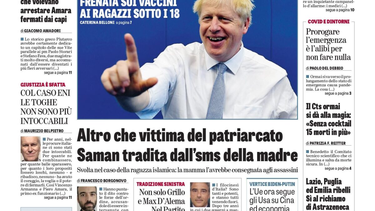 Oggi in edicola