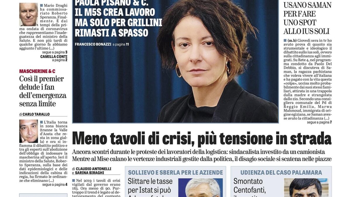 Oggi in edicola