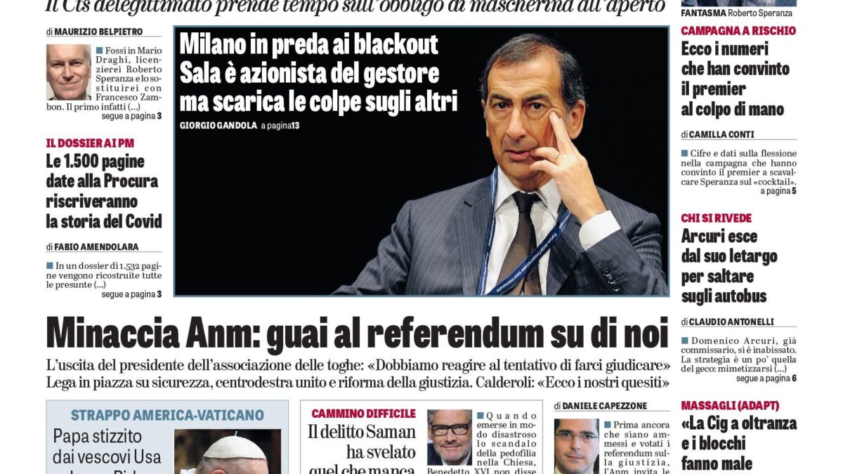 Oggi in edicola