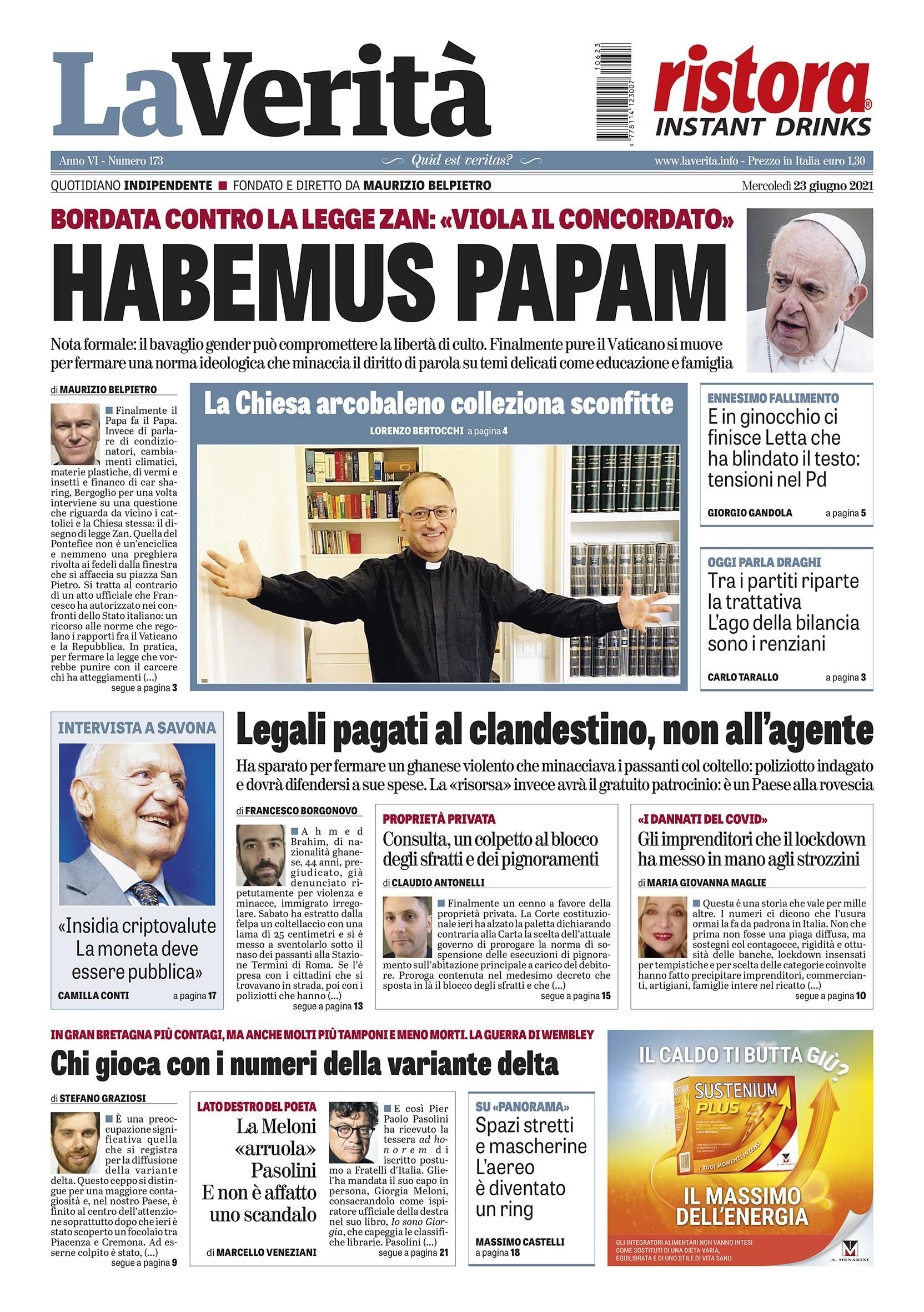 Oggi in edicola