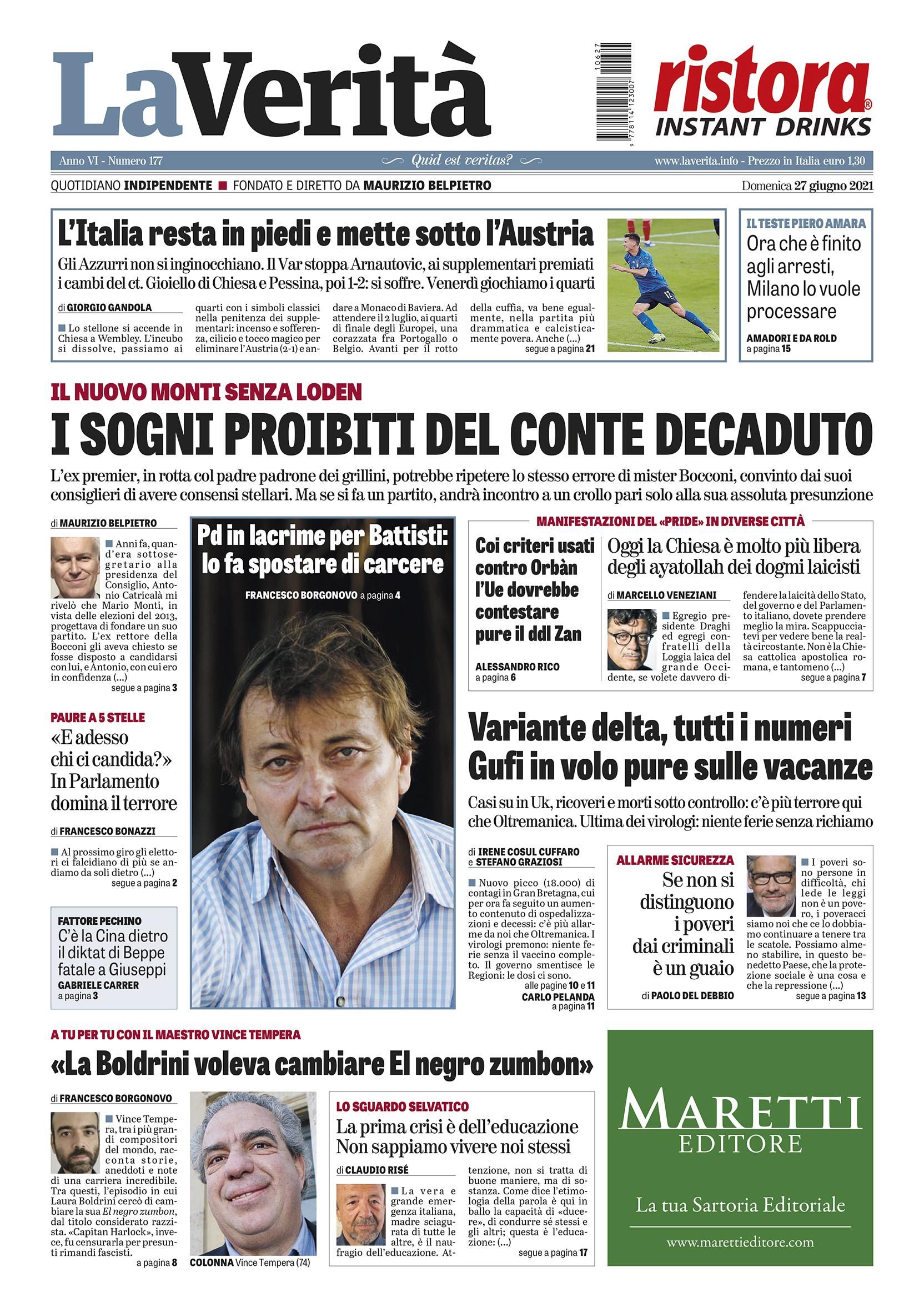Oggi in edicola