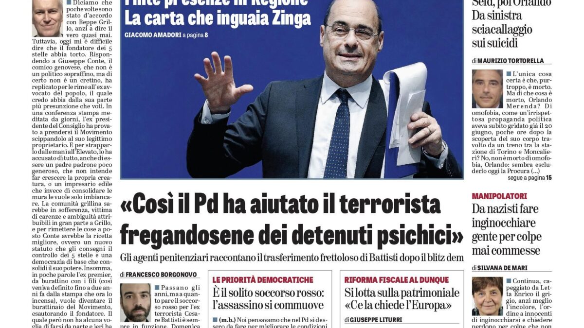 Oggi in edicola