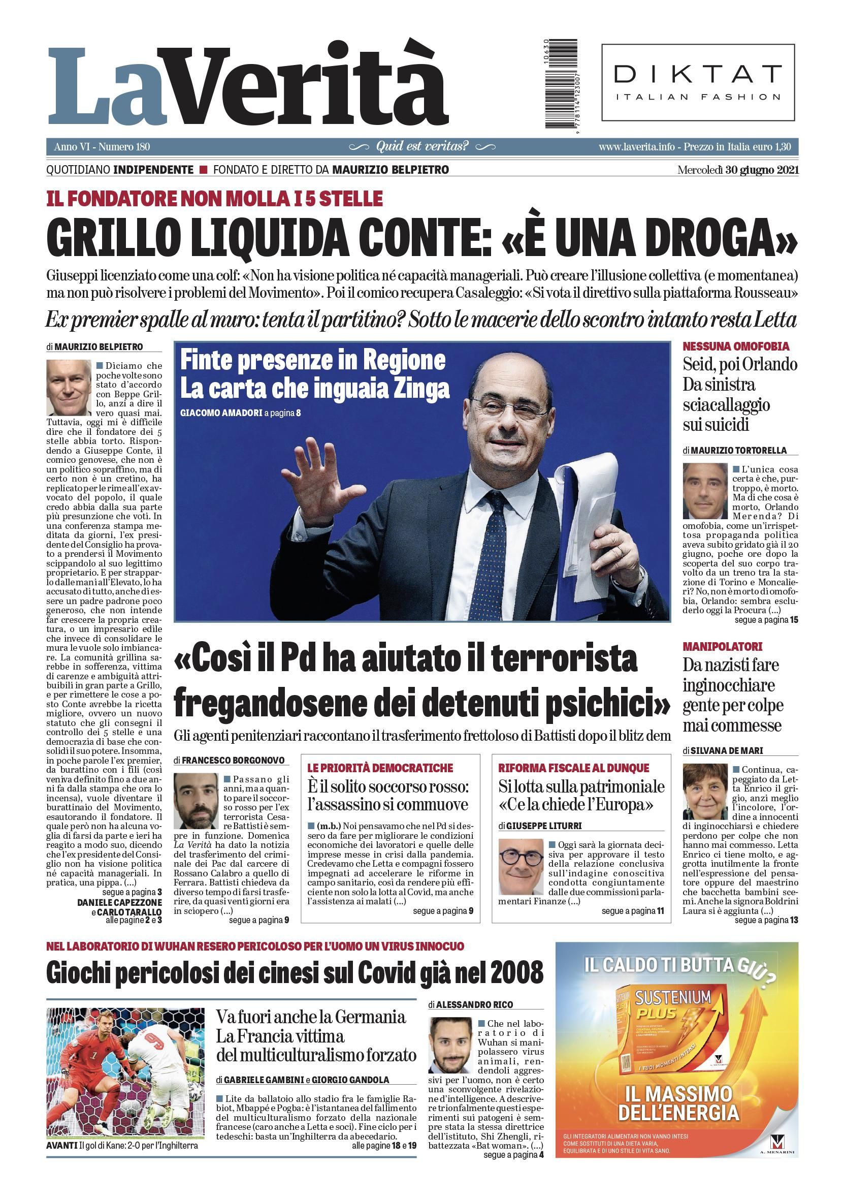 Oggi in edicola