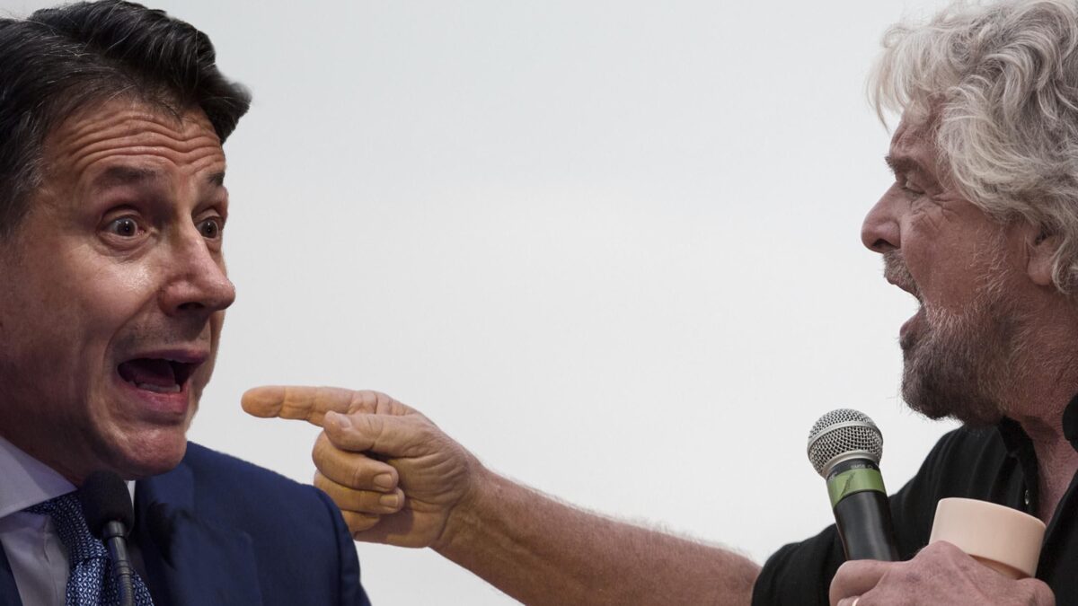 Grillo liquida Conte: «E’ una droga»