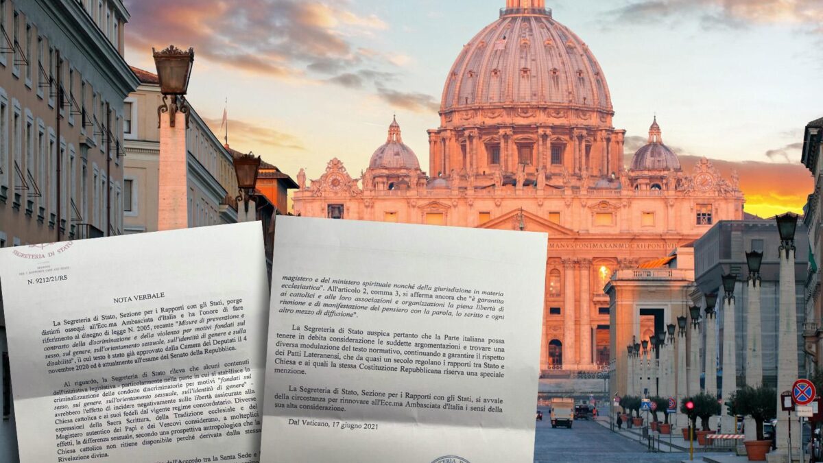 Chi attacca il Vaticano per il ddl Zan è laicista, non laico
