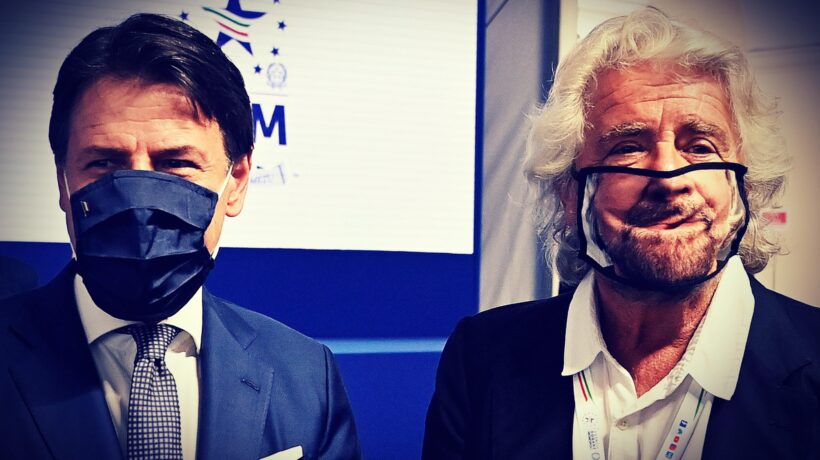 Conte prova a scippare il M5s a Grillo