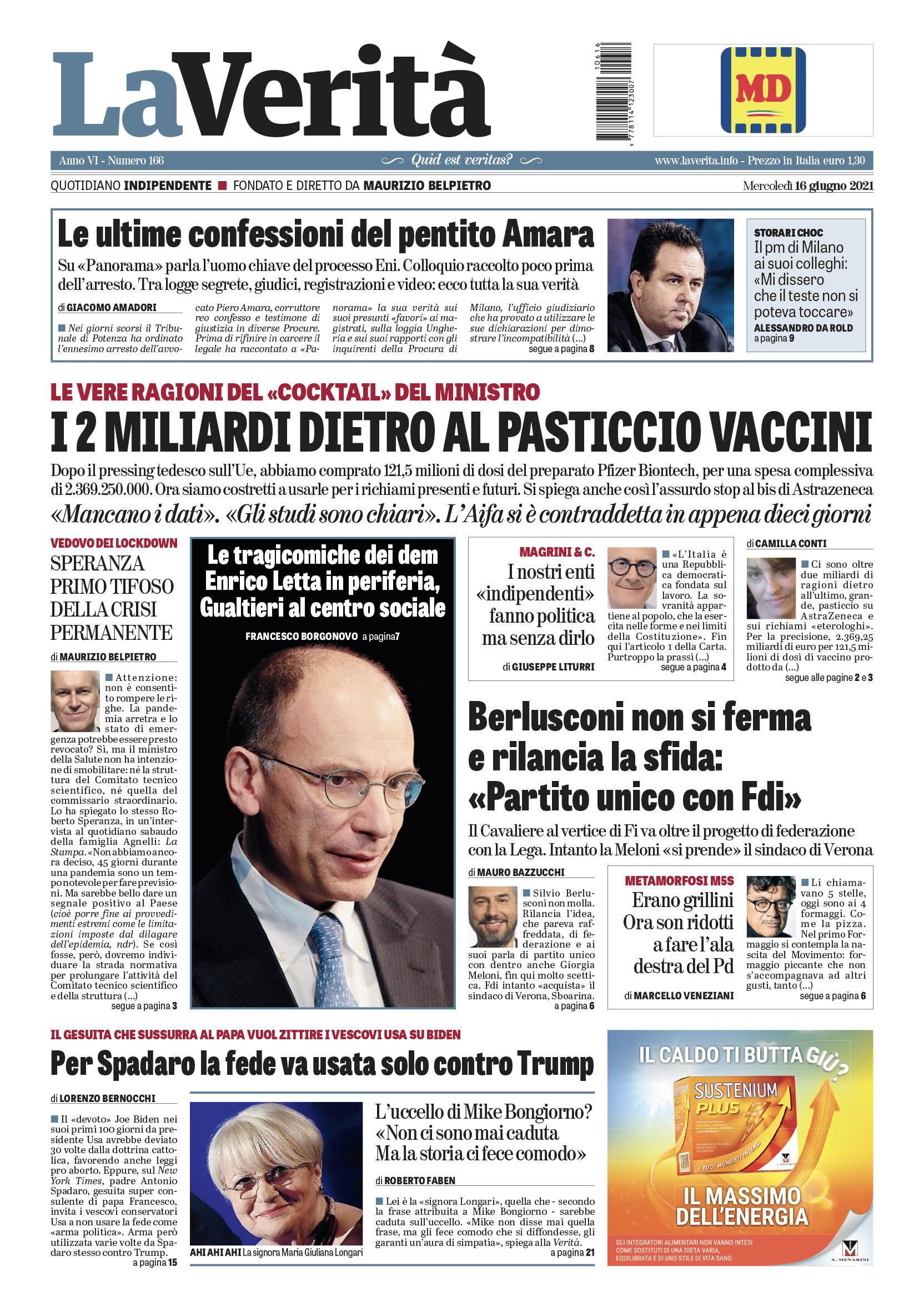 Oggi in edicola