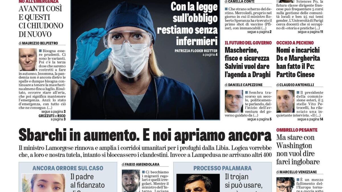 Oggi in edicola