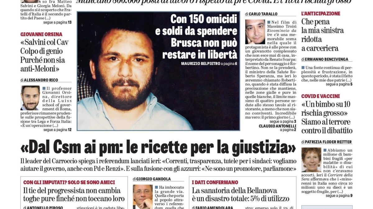 Oggi in edicola