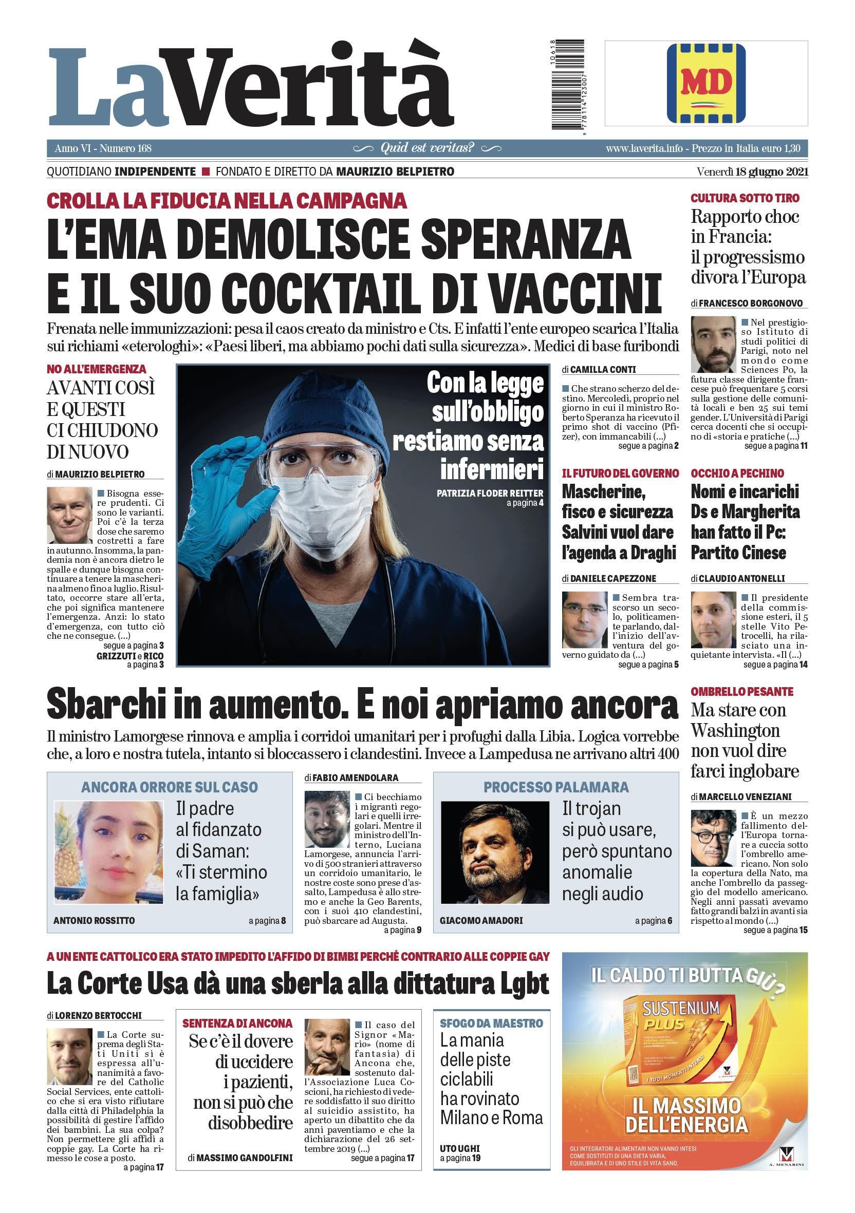Oggi in edicola