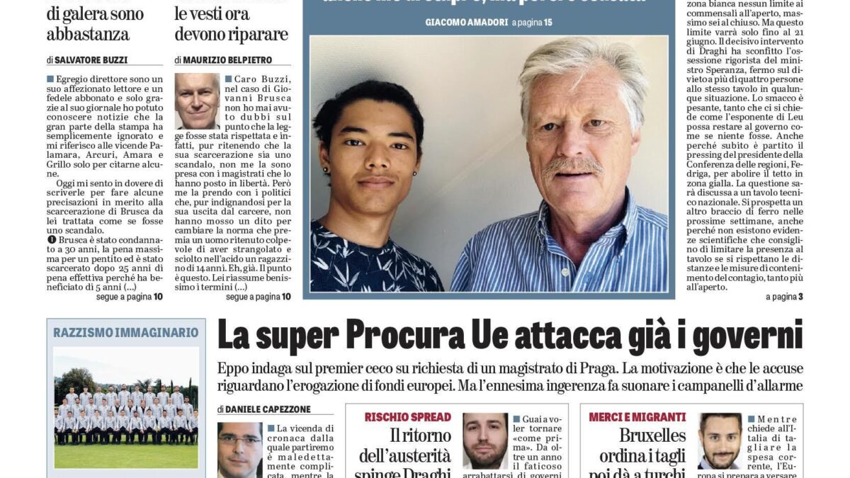 Oggi in edicola